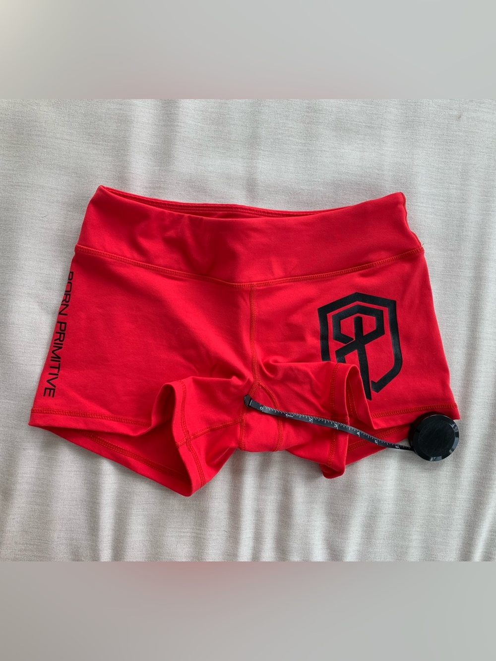 Born Primitive Women's Bright Red Training Bike Shorts